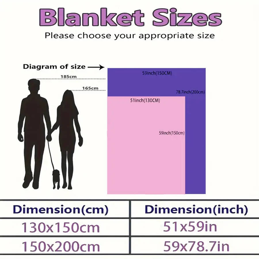 1 Bohemian Floral Patchwork Flannel Blanket 150*200cm