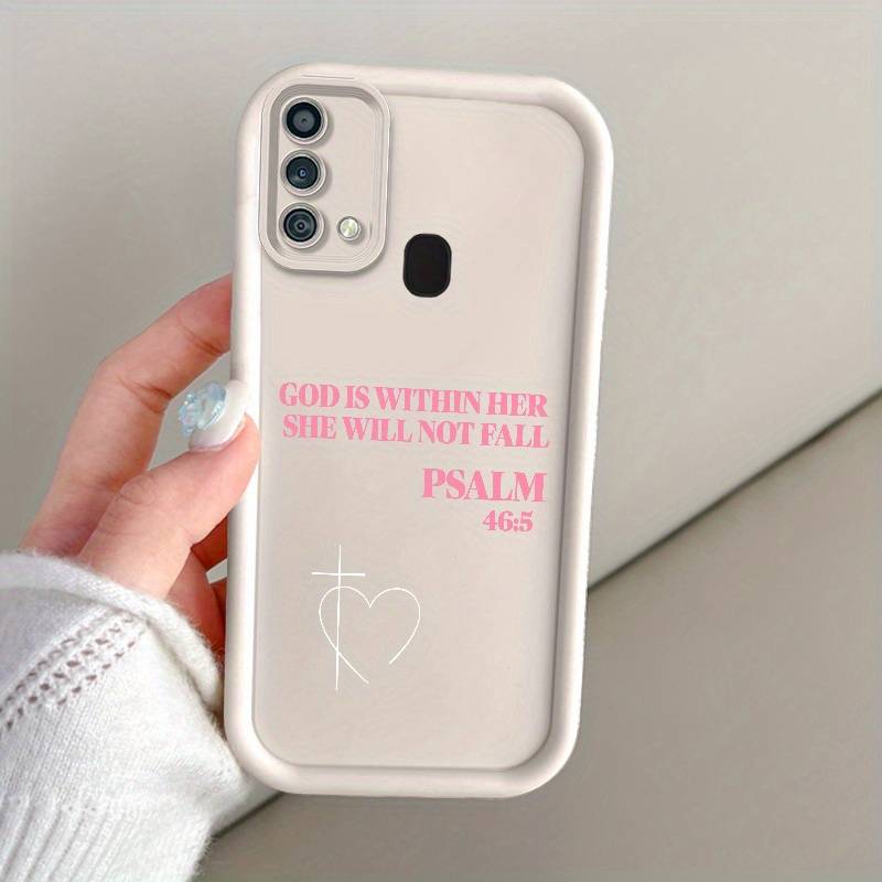 1pc Black For Samsung Galaxy F04 Phone Cases