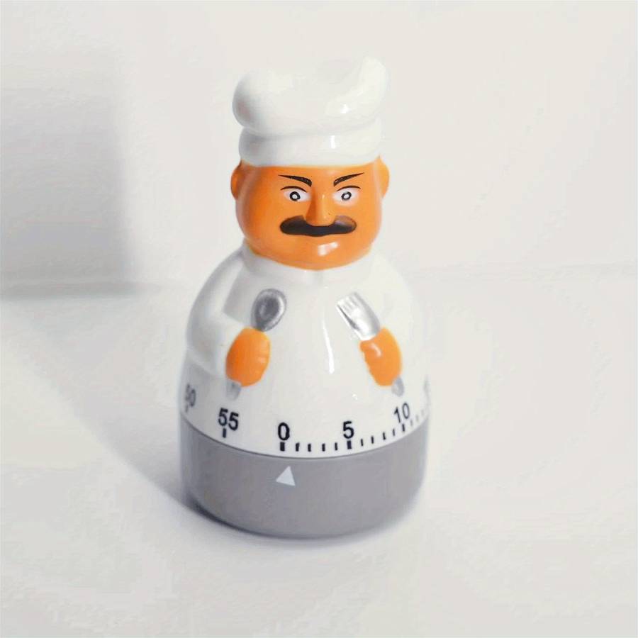 1pc Colorful Kitchen Timer Chef Timer Kitchen Timer Plastic Countdown Knife and Fork Chef Timer