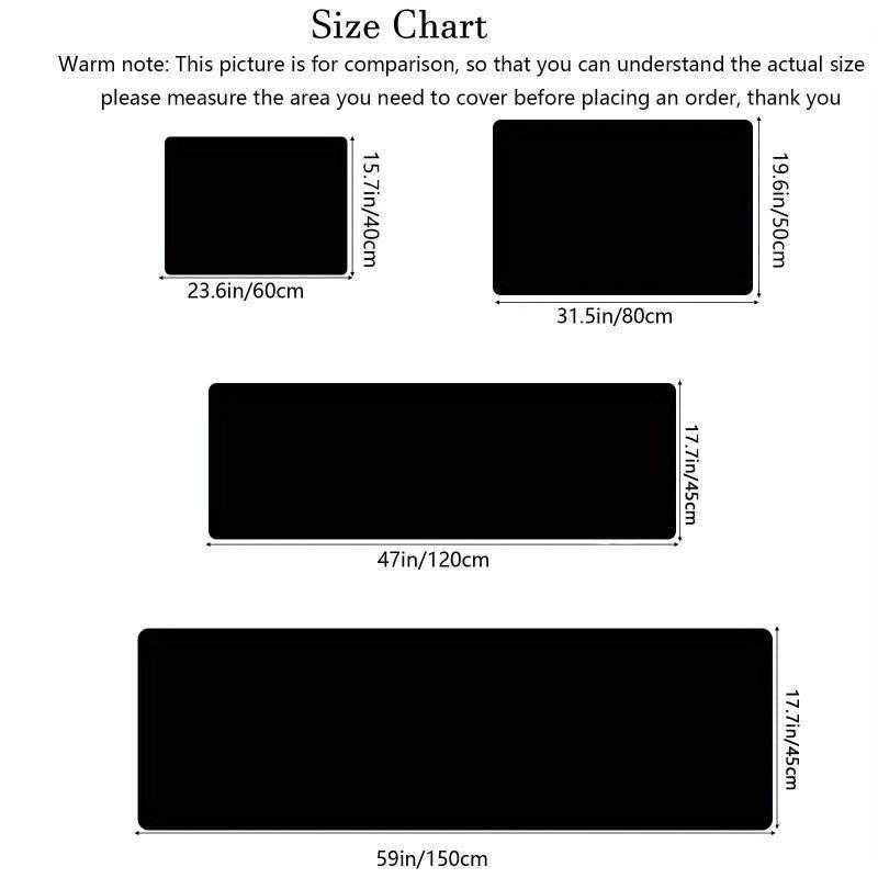 1Pc 19.8x31.7inch 50x80cm Floor Mat