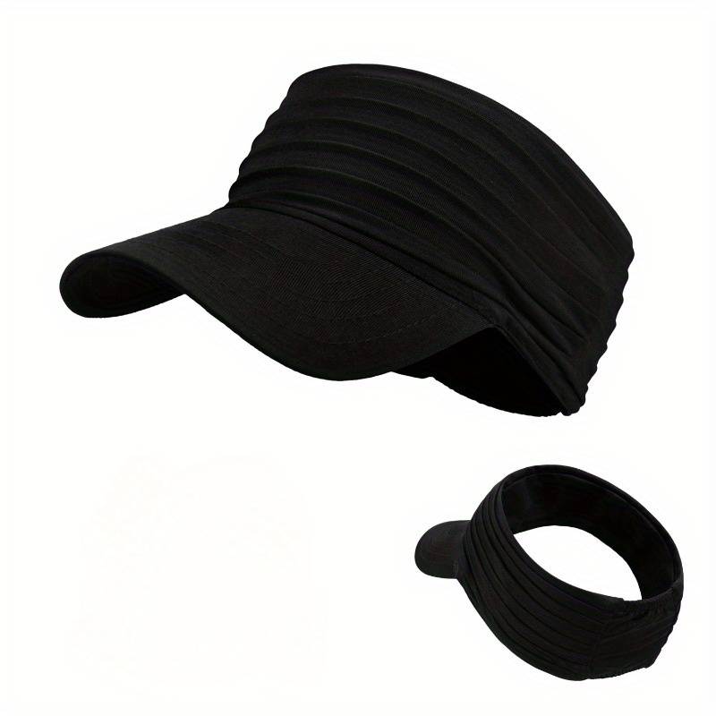 1pc Stylish Unisex Quick-Dry Visor Hat for Spring Summer Breathable Moisture-Wicking Running C