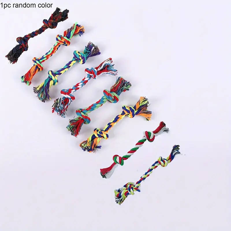 Durable Dog Leash Chew Toys In Various Colors