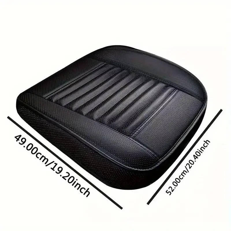 2 Pieces Universal Breathable Faux Leather Car Seat Covers