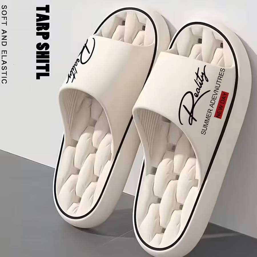 EVA Slippers Non Slip Casual Style Ribbed Design Size UK 6.5 -7