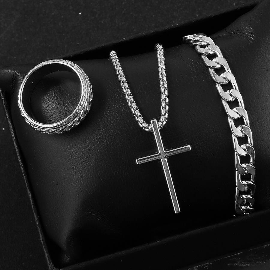 1 Piece Black Jesus Theme Pendant