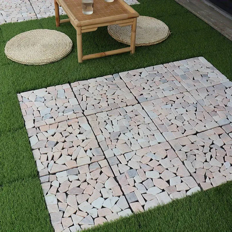 Outdoor Decking Interlocking Floating Panels