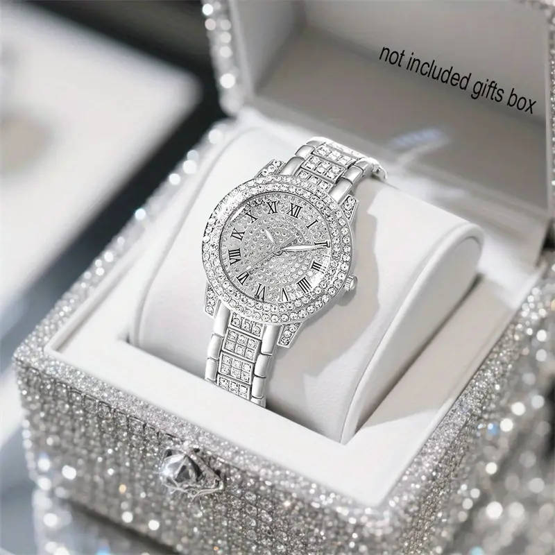 1 x Luxury Starry Night Women's Roman Numeral Watch