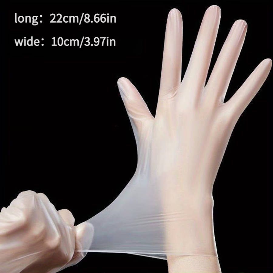 100-Piece Pack Of High-Quality TPE Disposable Gloves