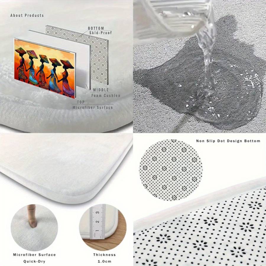 1Pc 80x120cm Floor Mat