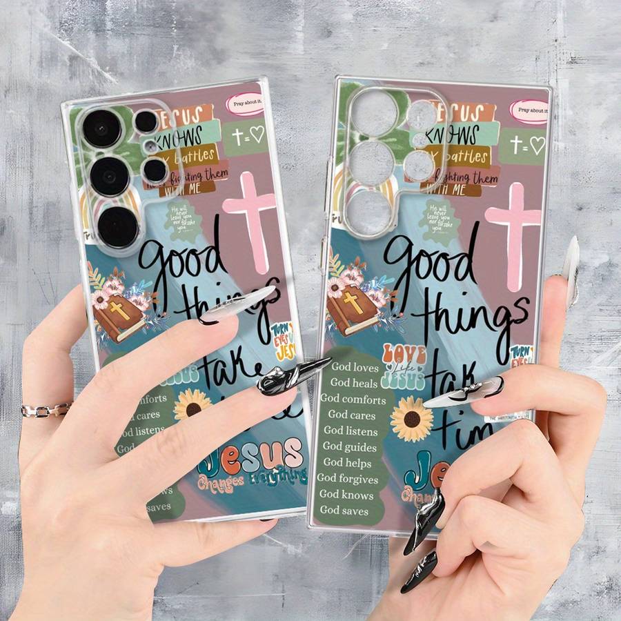 1pc Transparent For Samsung Galaxy S24 Phone Cases