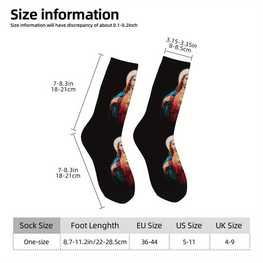 1 Pair Multicolor One Size Socks