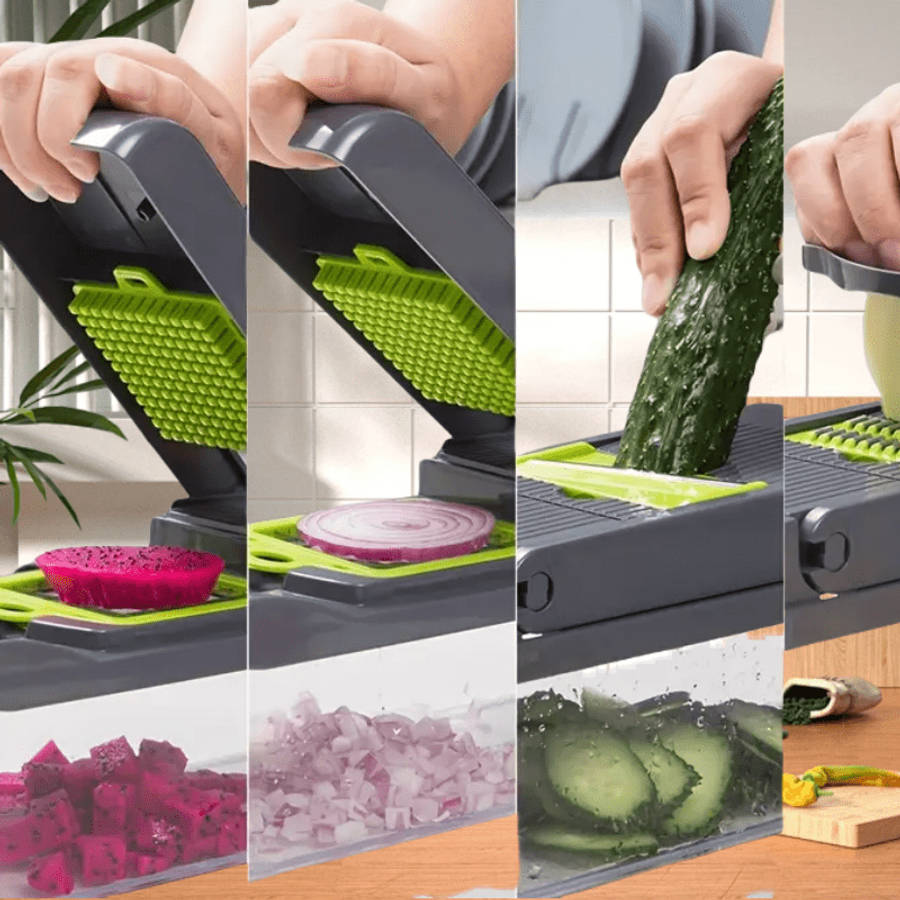 Kitchen Knife Set Multifunctional Vegetable Cutter Onion Cutter Kitchen Tool for Restaurant