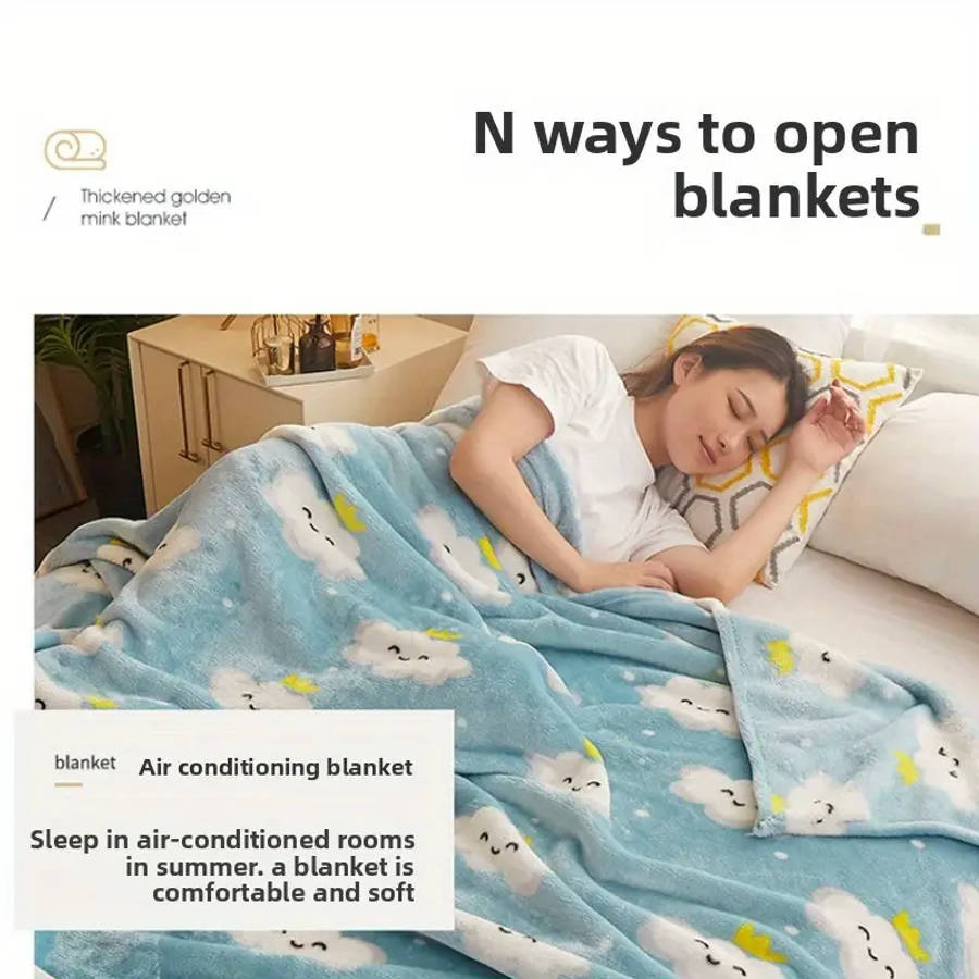 Comfortable Summer Nap Blanket 150cm*200cm