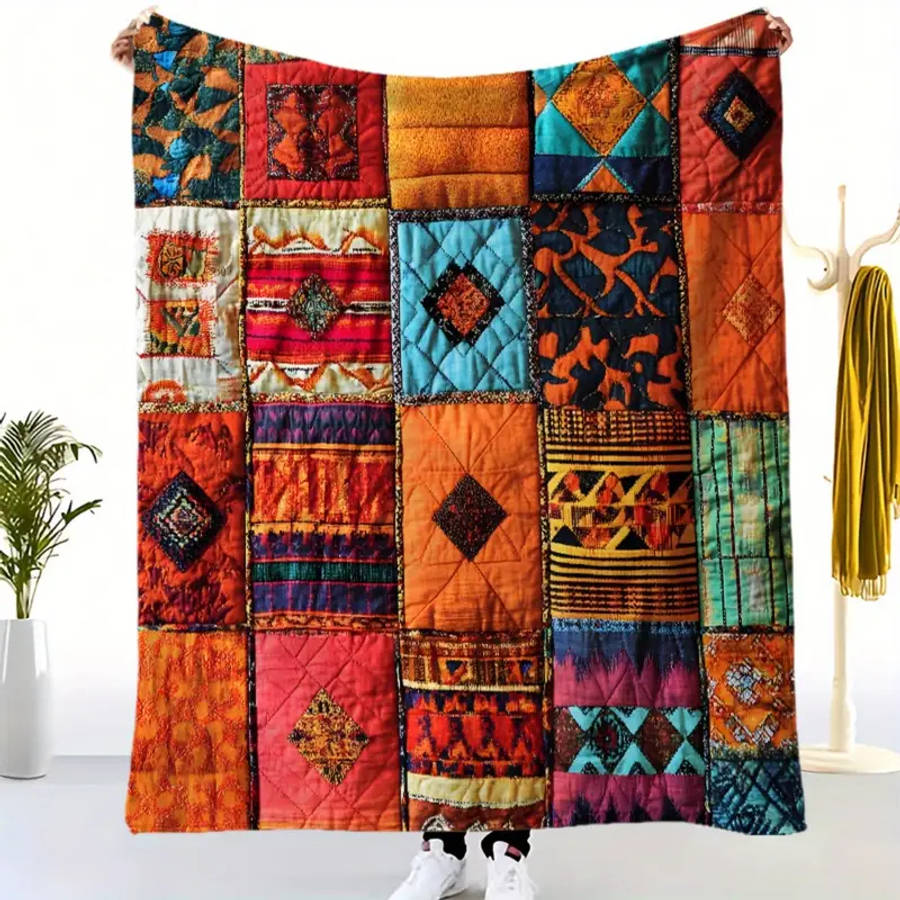1 Bohemian Patchwork Quilt1.5M*2M