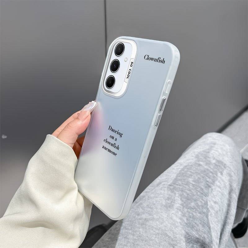 1pc White For Samsung Galaxy A21s Phone Cases