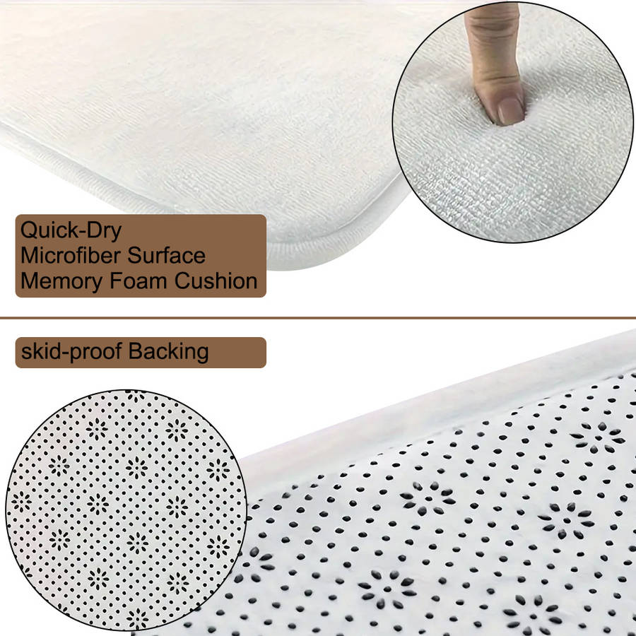 1Pc 6Ox6Ocm Floor Mat
