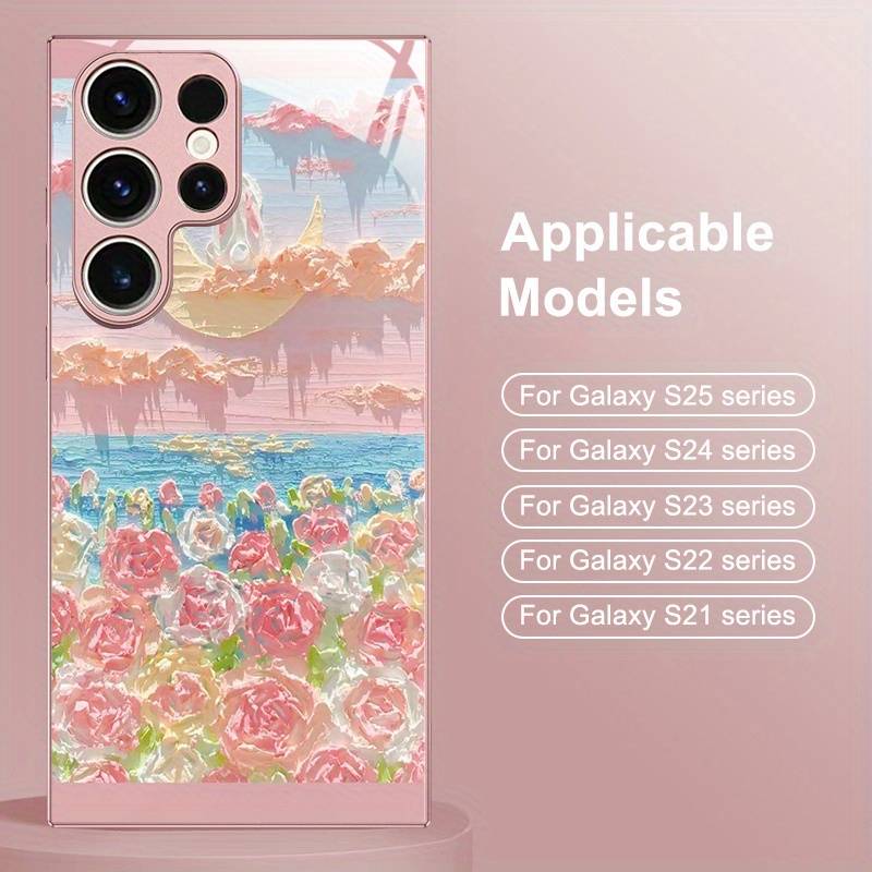 1Ps Pink Color For Samsung Galaxy A51 Phone Cases