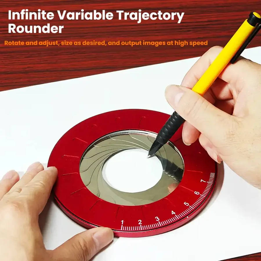 Brass Adjustable Compass And Punch Tool