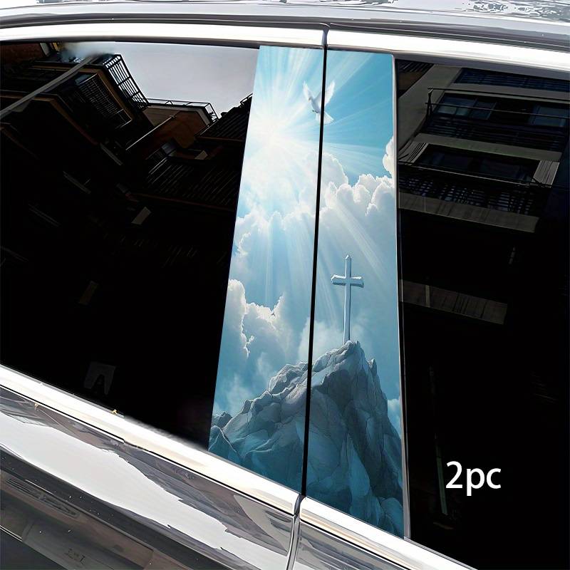 2pcs Jesus Christian Themed Stickers