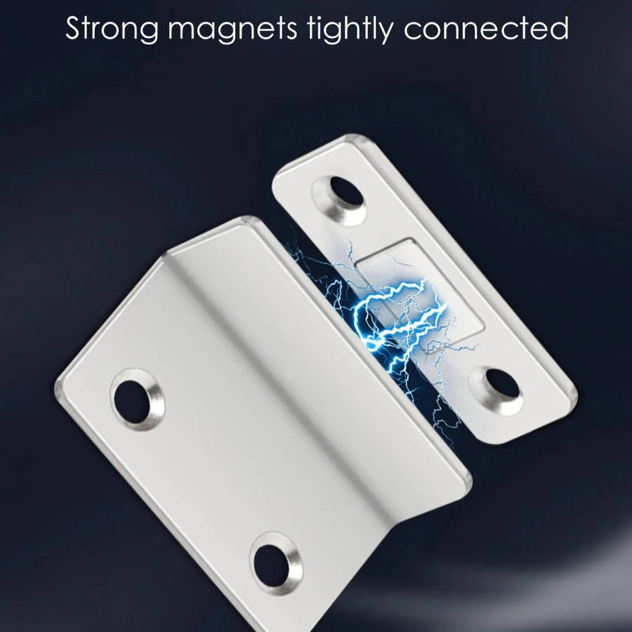 1Pc L Shaped Magnetic Suction Door Drawer Wardrobe Door Latch Door Closer