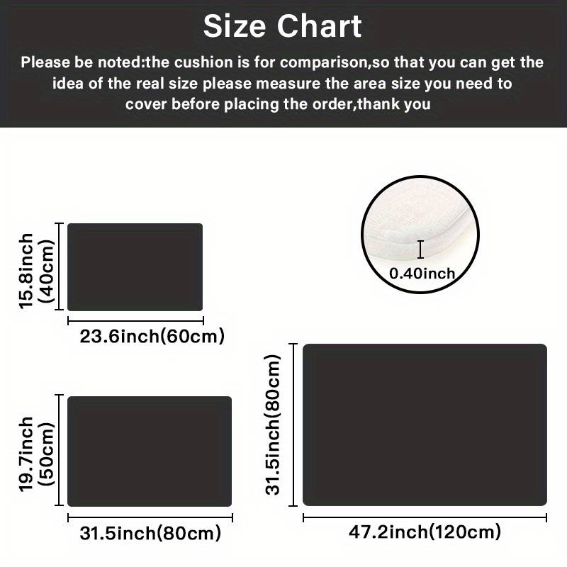 1Pc 40x60cm 15.8x23.6inch Floor Mat