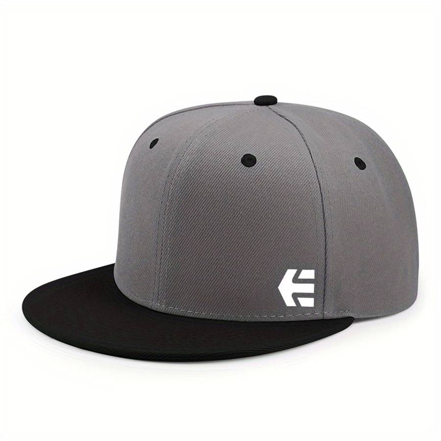 Adjustable Snapback Baseball Cap Lightweight Sun-Protective Polyester With Stylish Flat Brim