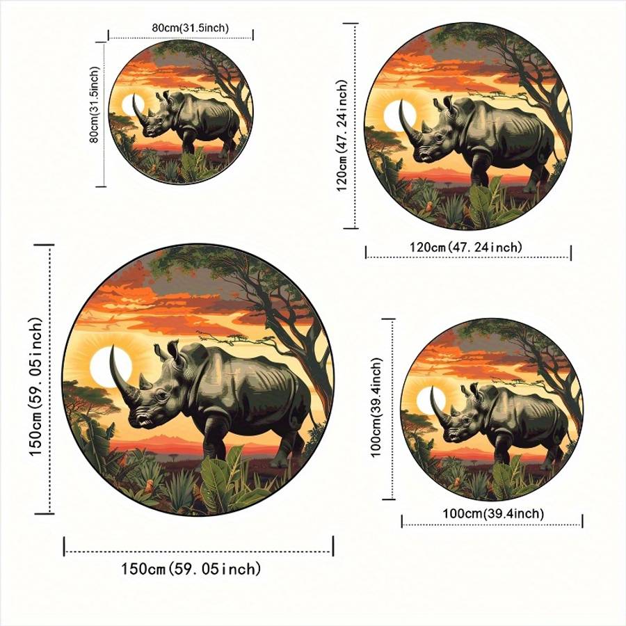 100x100cm 39.4x39.4inch Floor Mat