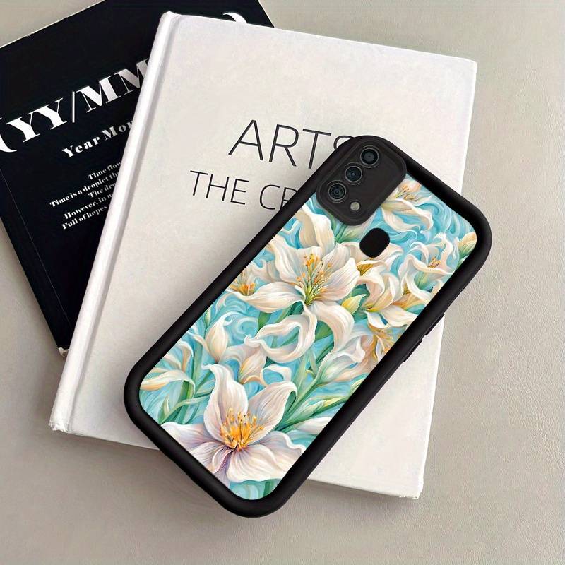 1pc Black For Samsung Galaxy F04 Phone Cases
