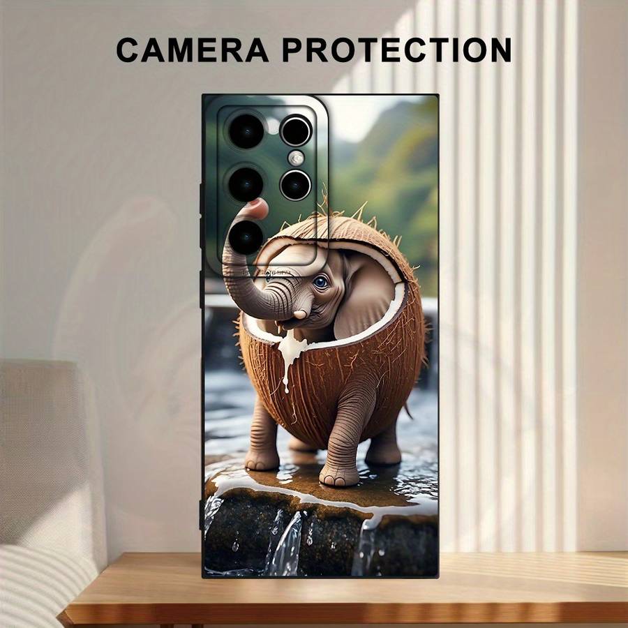 1pc Black For Samsung Galaxy A52 Phone Cases