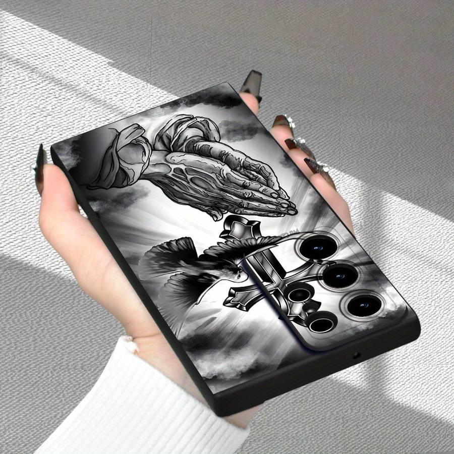 1pc Black For Samsung Galaxy A52 Phone Cases