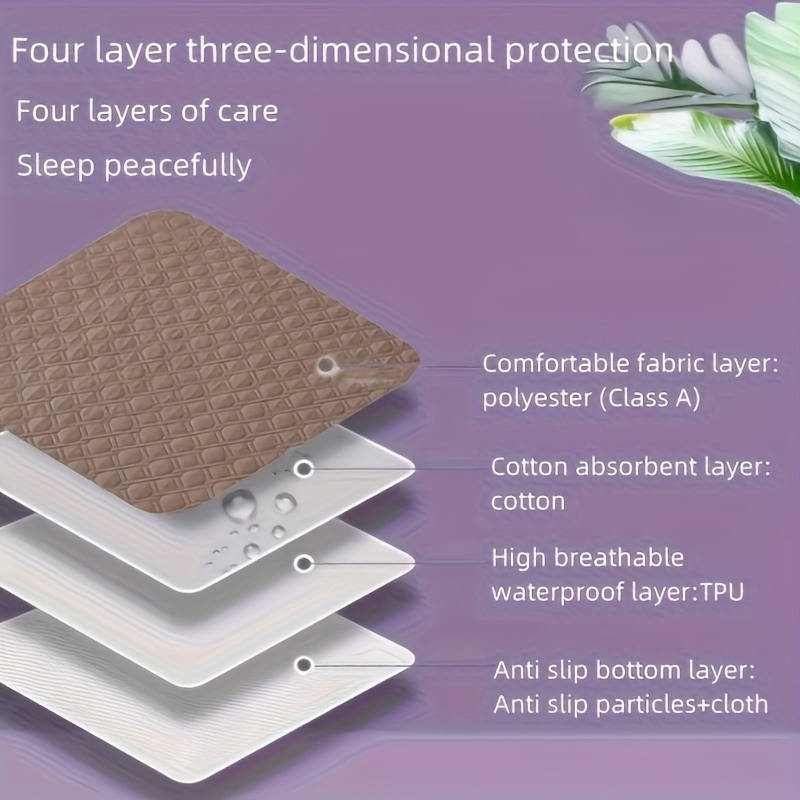 1Pc Diaper Smoke Gray  Counter  Slip  Size 50X70Cm    19.69X27.56In
