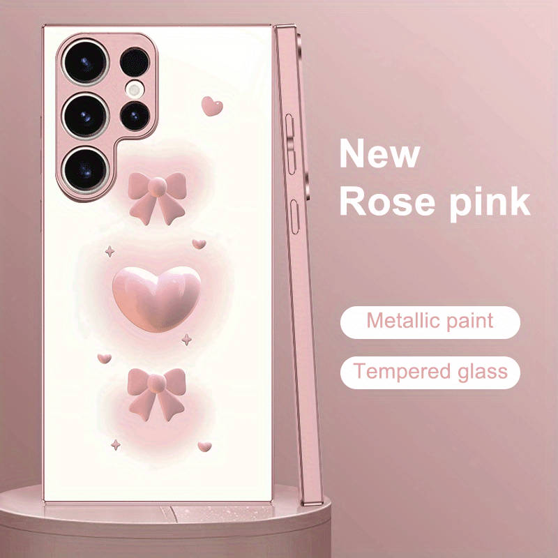 1pc Pink Color For Samsung Galaxy A72 Phone Cases