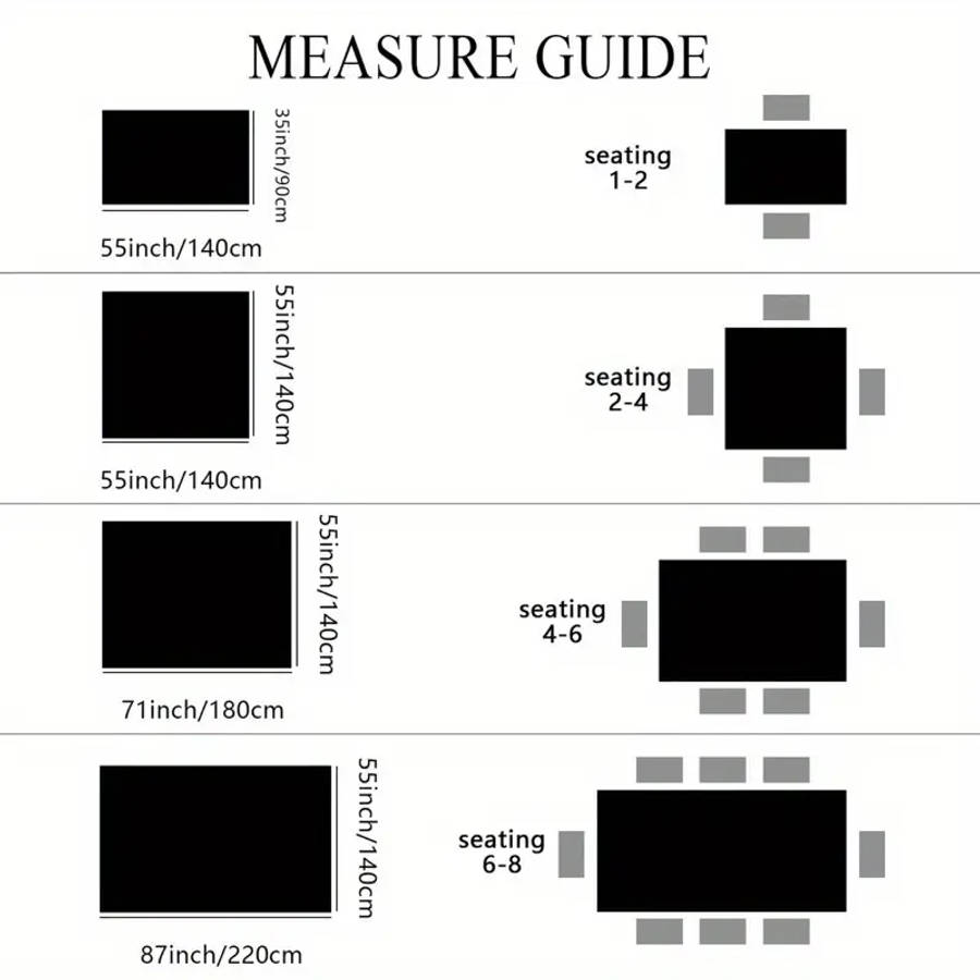 s Rustic Style Wooden Grid Design Tablecloth 140*180cm