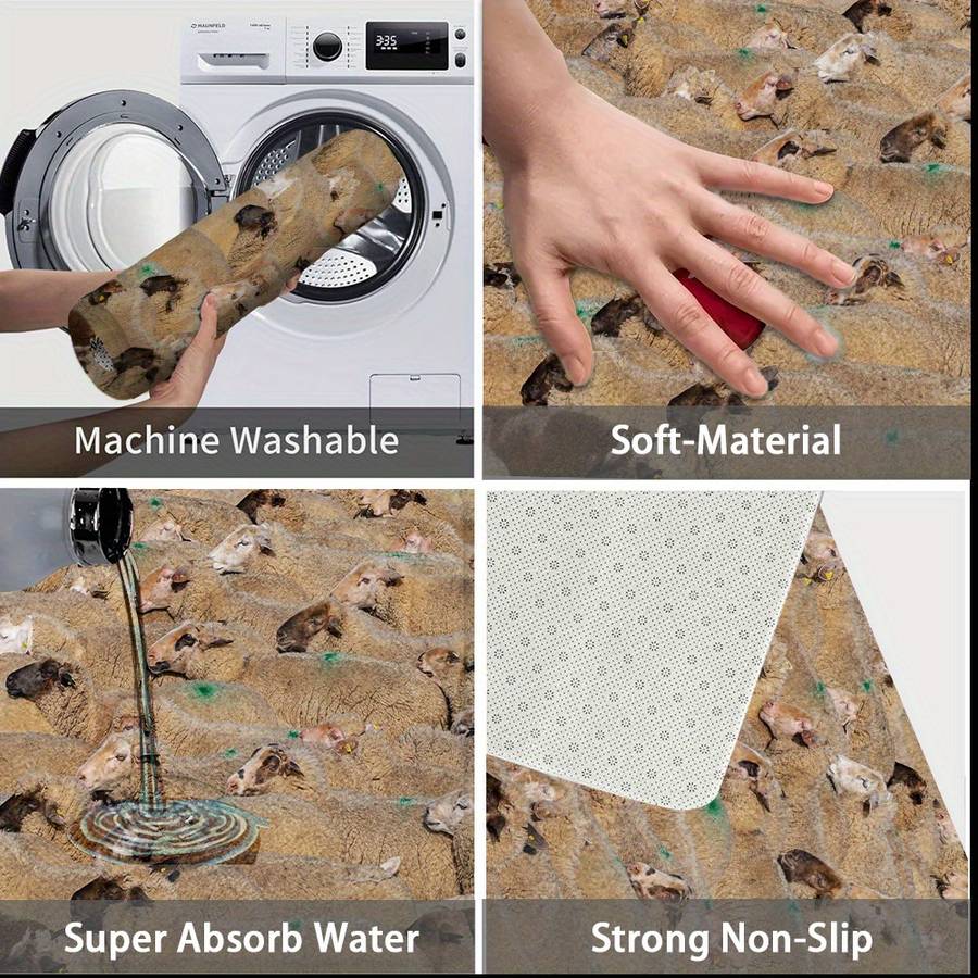 1Pc 19.69x31.5inch 50x80cm Floor Mat
