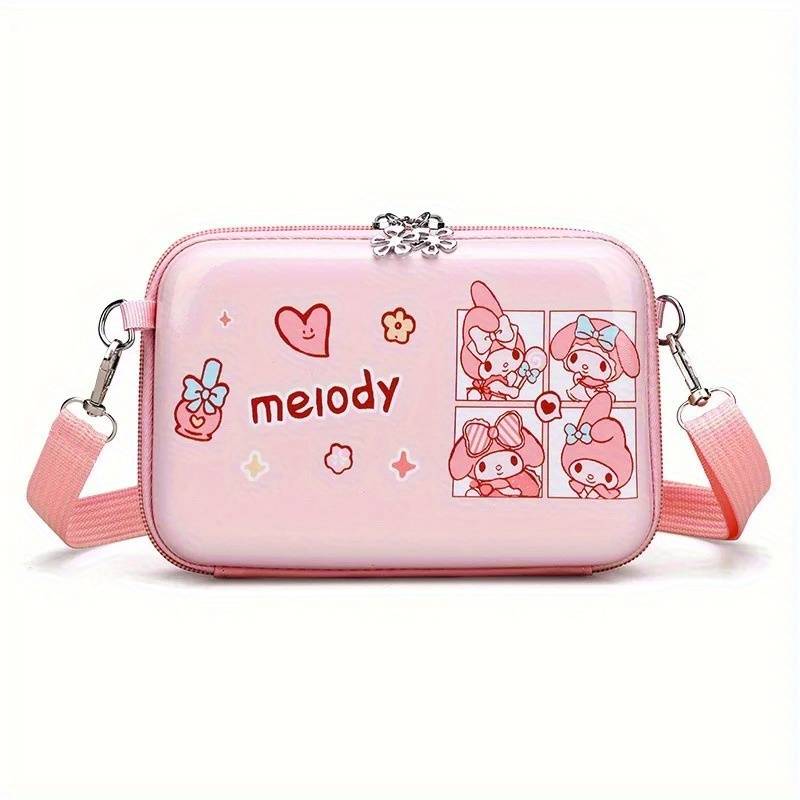 1pc Sanrio Sanrio Kuromi Quirky Crossbody BagMy melody Phone Purse with Secure Square Compartment