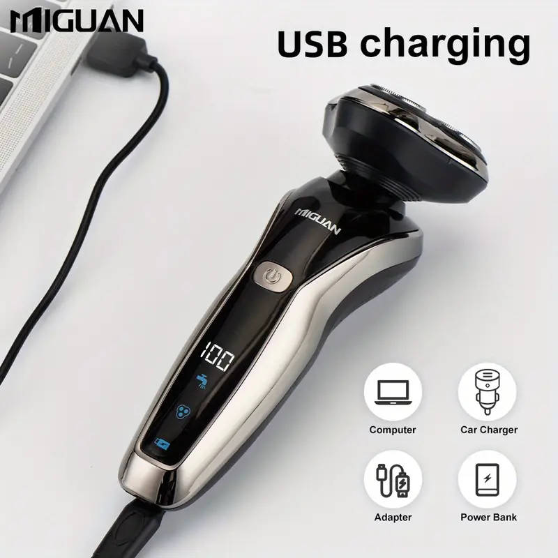 3 in 1 Men's Rechargeable Electric Shaver