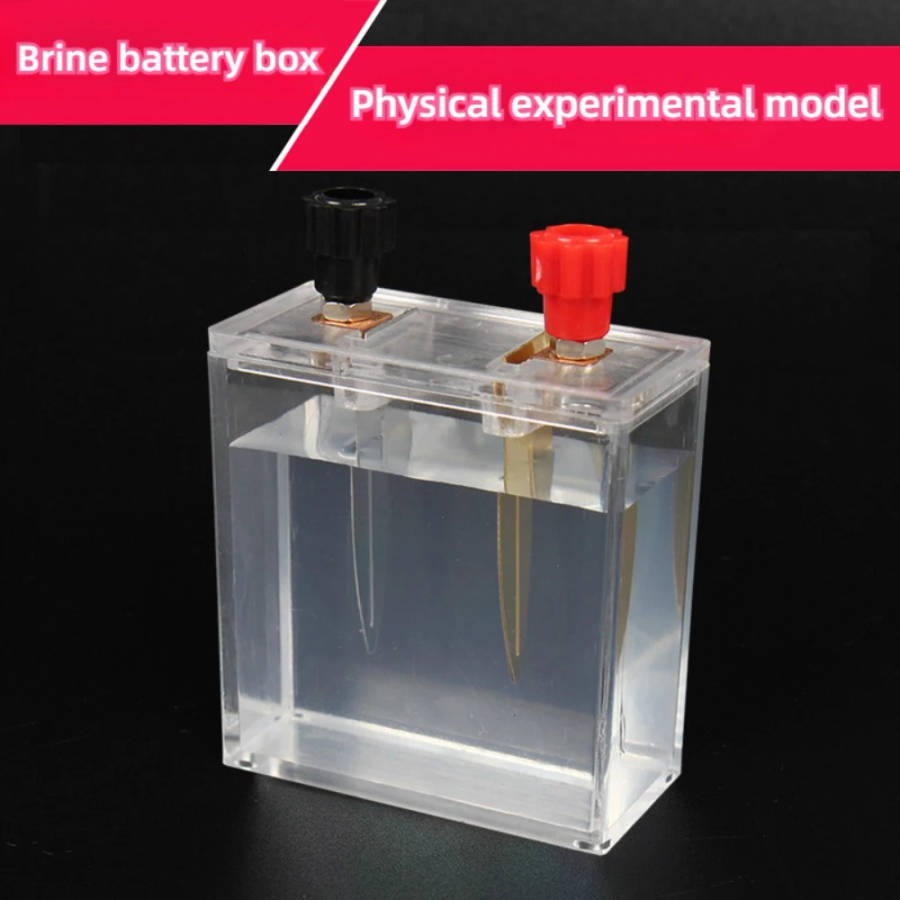 1Pc Saltwater Electrolysis Battery Experiment Box Student Principles Of Original Batteries Education