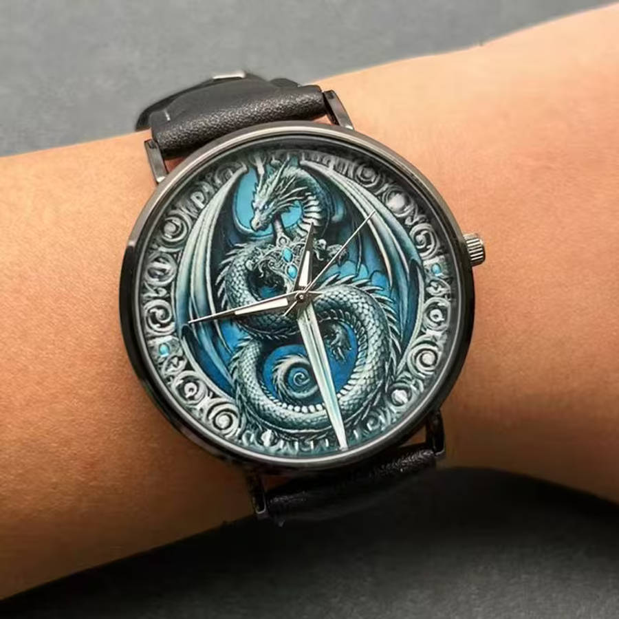 Sophisticated Men s Fashion Watch with PU Leather Strap