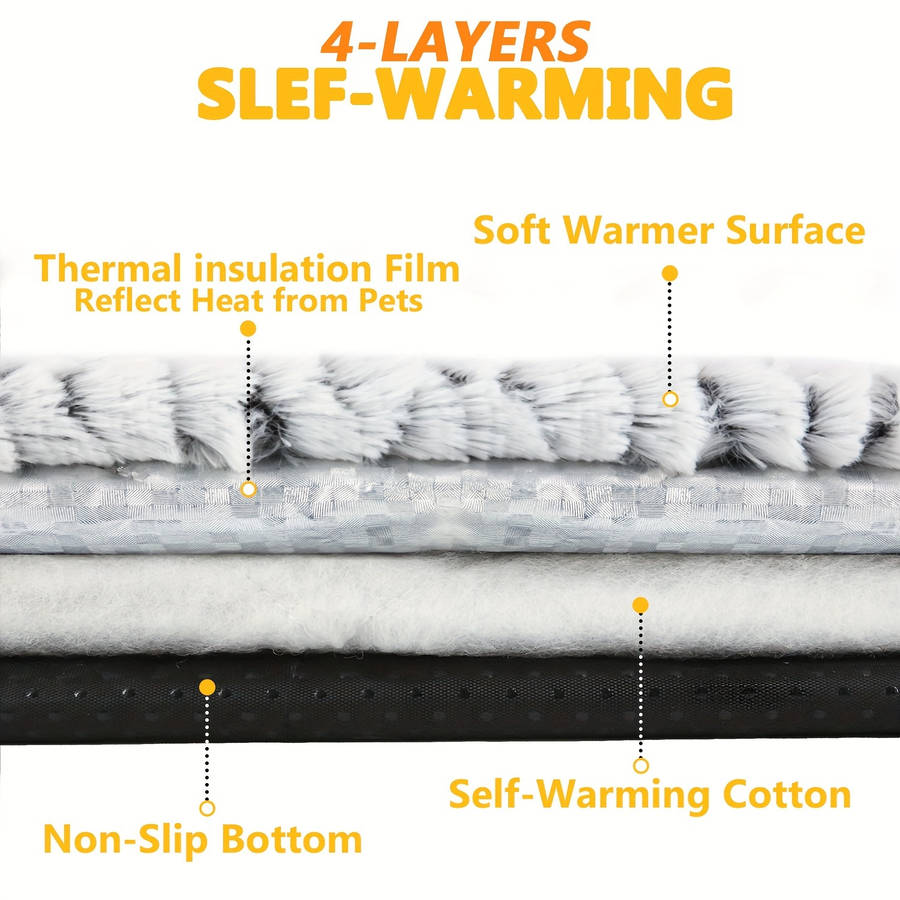 Pet Mat White And Gray Size M  69.85cm X 48.26cm