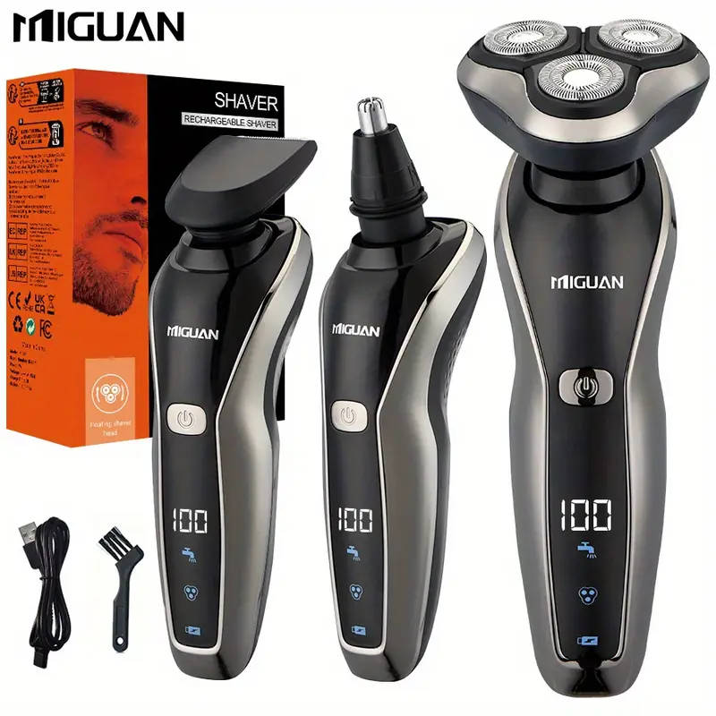 3 in 1 Men's Rechargeable Electric Shaver