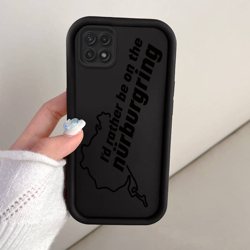1pc White For Samsung Galaxy A12 Phone Cases