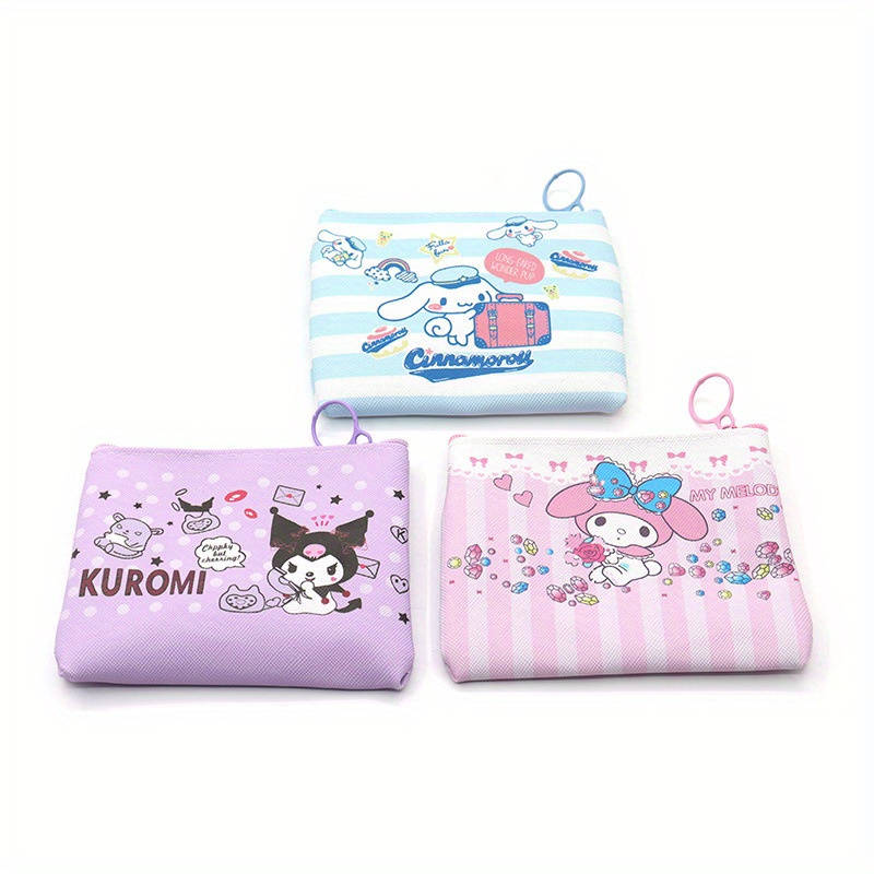 1pc Sanrio Girl Coin Purse Cute Mini with Positioning Printing for Women