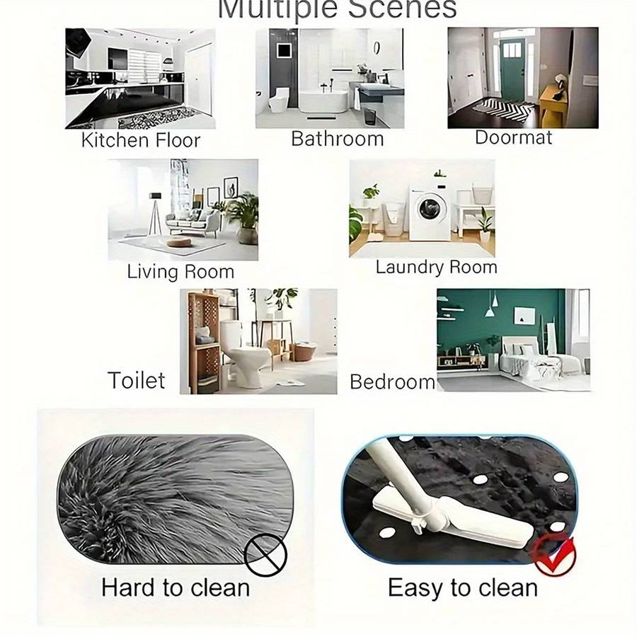 1Pc 40x60cm Floor Mat