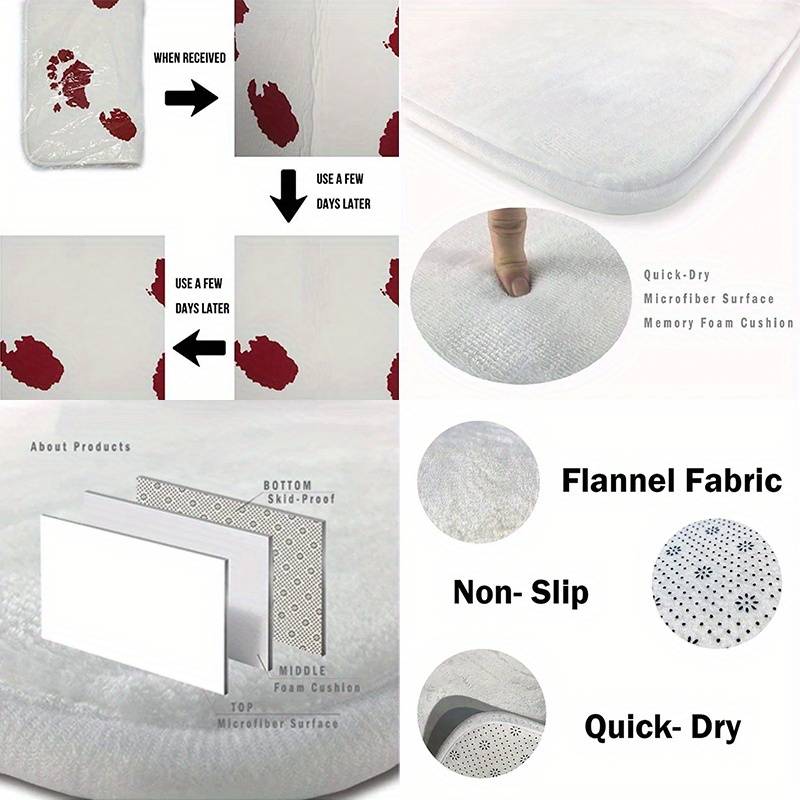 1Pc 50x80cm 19.68x31.49inch Floor Mat