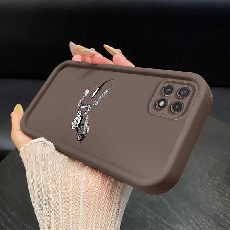 1pc Black For Samsung Galaxy A21s Phone Cases