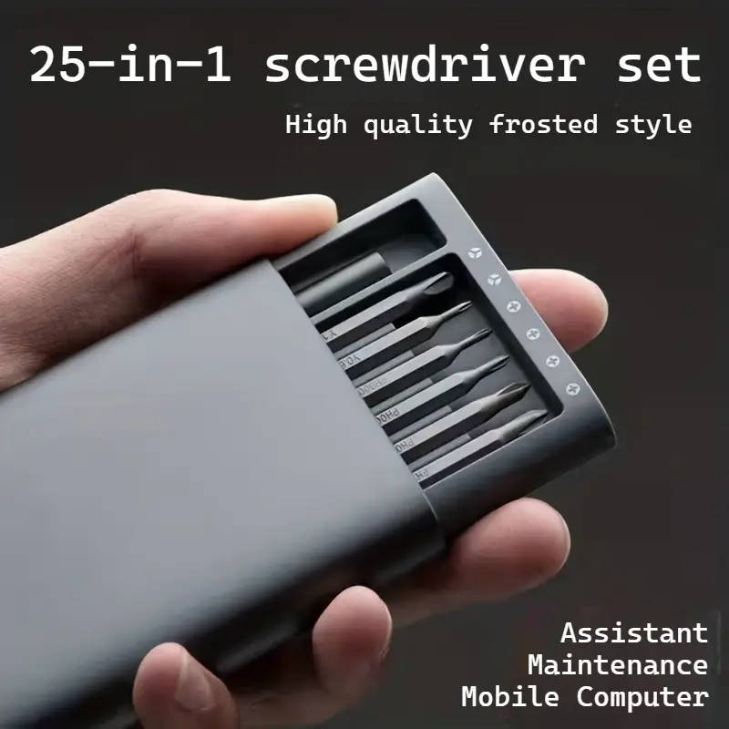 25 in 1 Precision Screwdriver Kit Versatile Repair Tool for Mobile Devices And Tablets Made of Sturd