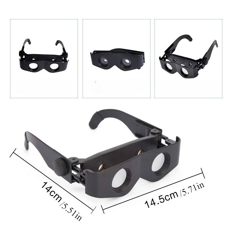1Pc Professional Hands Free Binocular Glasses 6X Magnification 2 Objective Lens