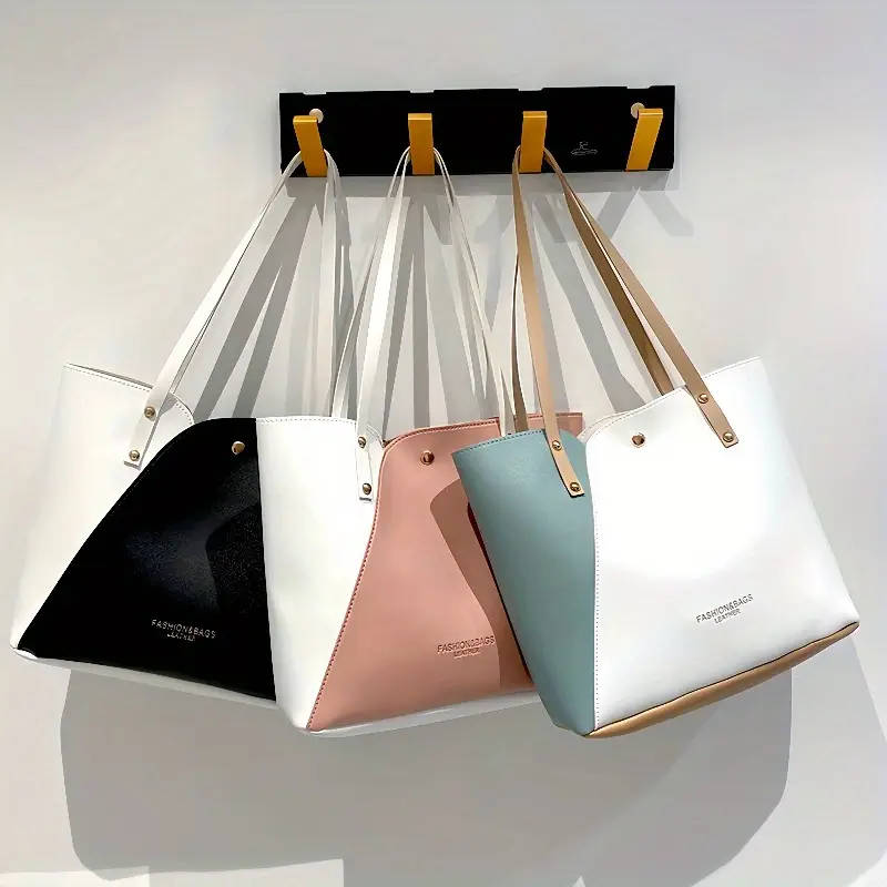 Fashionable Versatile Tote Bag - Bohemian Style Handbag, PU Material