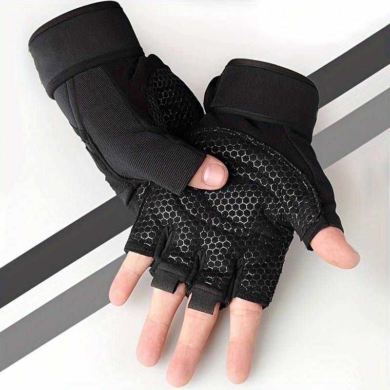 1 Pair Black Size XL Outdoor Sports Gloves