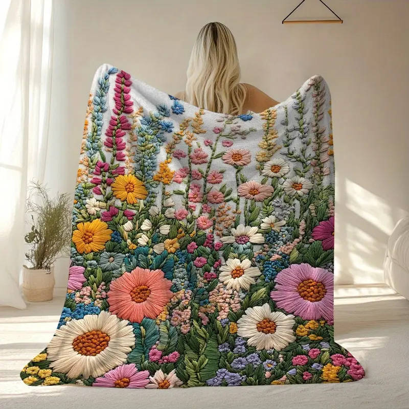 1 Luxe Vintage Floral Blanket 150*200CM